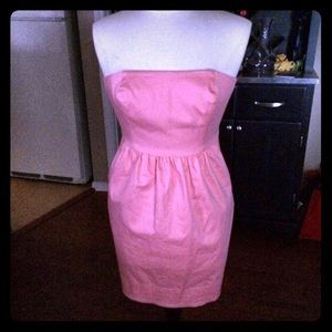 Pink strapless boutique dress NWT!